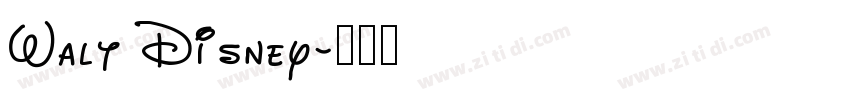 Walt Disney字体转换